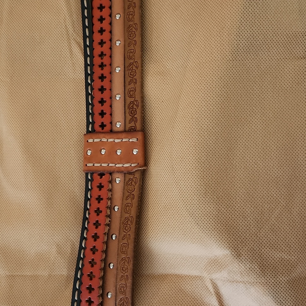 Fossil Multi-Strand/Color Leather Belt - image 3